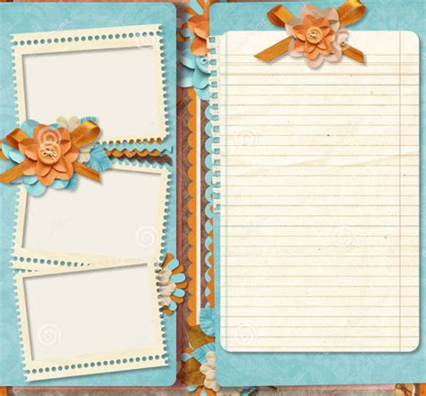 Printable Scrapbook Template Free Download Free Templates Printable