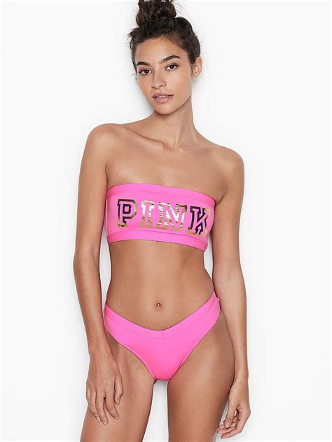 Buy V Front Bikini Bottom Order Undefined Online Pink
