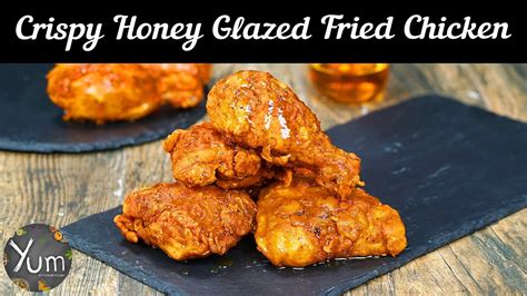 Crispy Honey Glazed Fried Chicken Youtube