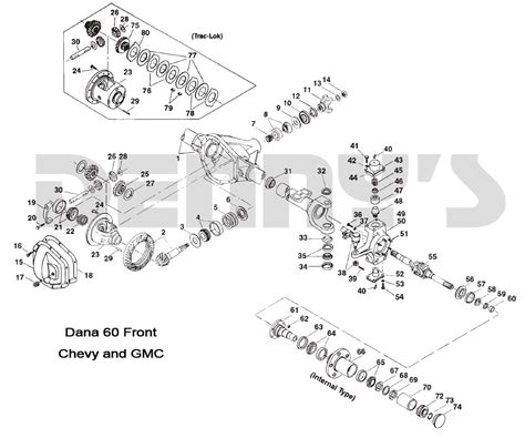 Dana 60 Front Diff And Axle Parts For Chevy And Gmc K30
