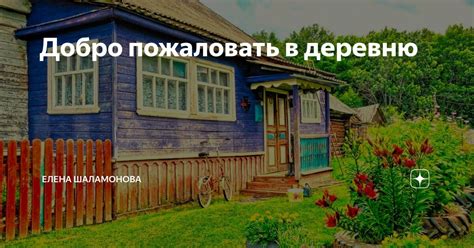 Добро пожаловать в деревню | Елена Шаламонова | Дзен