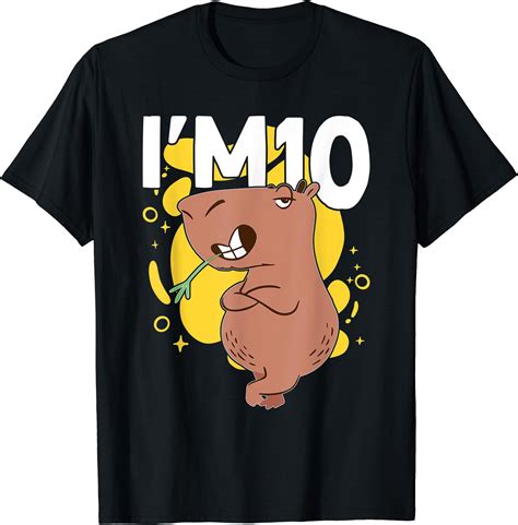 Hot Trending Kiraa Tee With I M Bday Capybara Th Birthday Capybara Unisex S Xl T Shirt