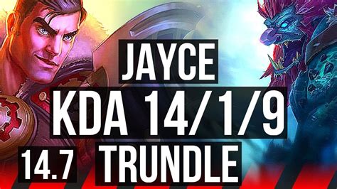 Jayce Vs Trundle Top Legendary K Dmg Rank Jayce Jp