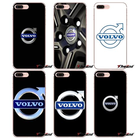 Silicone Phone Cases Luxury Car Volvo Logo For Iphone X 4 4s 5 5s 5c Se