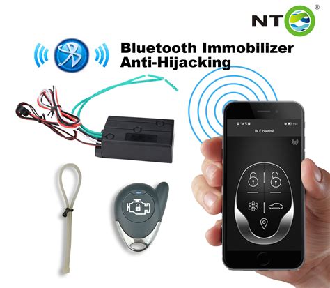 Nto Im003 One Way Car RFID Inmovilizado Alarm System Bluetooth Control