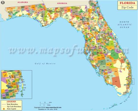 Florida Zip Code Maps Florida Zip Code Florida County Map Zip Code Map