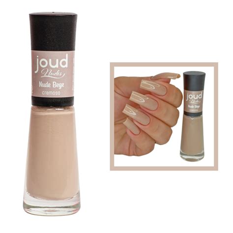 Esmalte Joud Nude Bege Cremoso Brilho Intenso Gabeauty Cosm Ticos