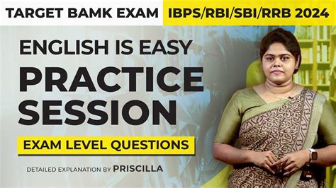 Target Bank Exams Ibs Rbi Sbi Rrb Practice Session Exam Level