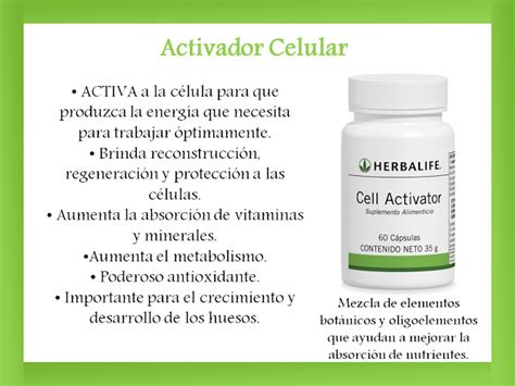 HERBALIFE: Activador Celular