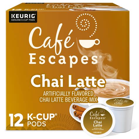 Cafe Escapes Chai Latte Single Serve Coffee K Cups Shop Tea At H E B