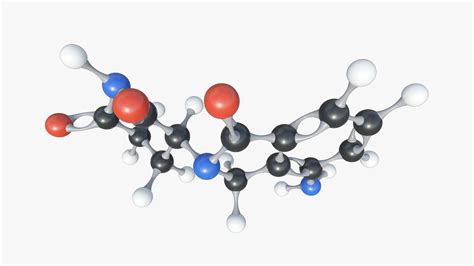 Lenalidomide Molecule With Pbr K K D Model Turbosquid