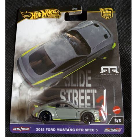 Hot Wheels Slide Street Ford Mustang Rtr Spec Shopee Malaysia