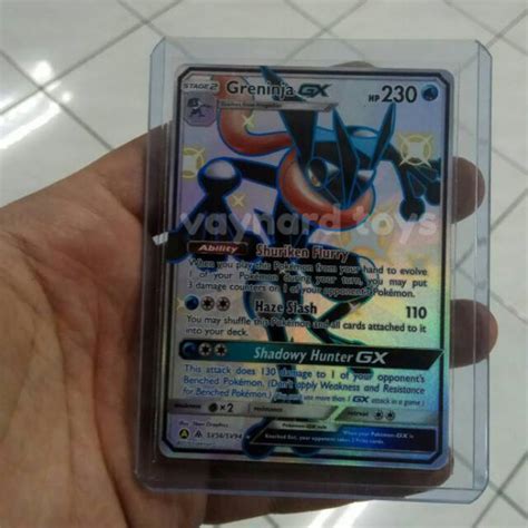 Jual Kartu Pokemon Tcg Pokemon Shiny Greninja Gx Rare Shiny Gx Hidden