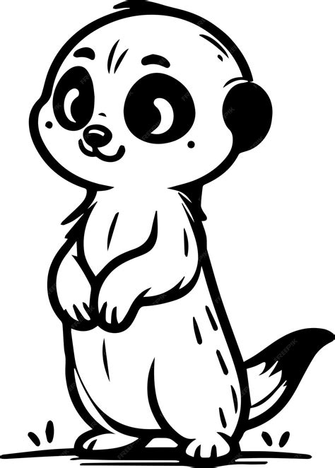 meerkat drawing 6