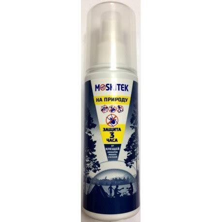 Спрей-защита от комаров и клещей Moskitek | отзывы