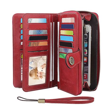 portofel dama darklove cu blocare rfid piele naturala portofel lung