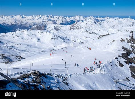 Val Thorens Ski Resort Mountains And Pistes Three Valleys Savoie