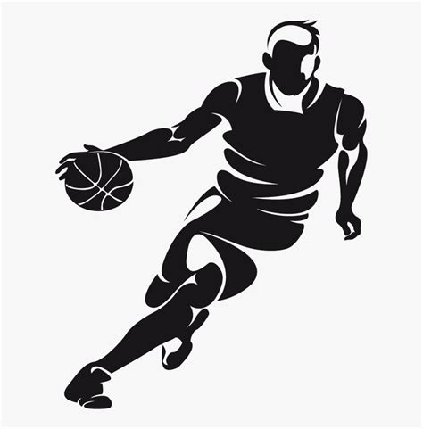 Basketball Dribbling Clip Art - Dunking Basketball Clip Art, HD Png
