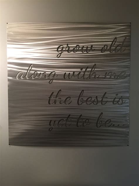 Handmade Metal Quote Sign by Cascade Metal Design, LLC | CustomMade.com