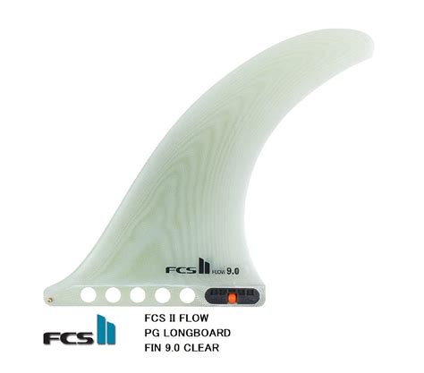 Yahoo オークション 送料無料 FCS II FLOW PG LONGBOARD FIN 9 0 CLE