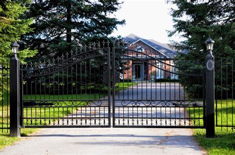 Wrought Iron Privacy Gates