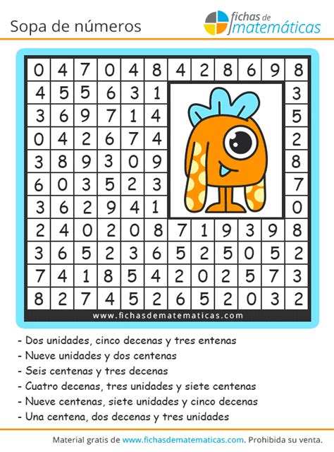 Sopa De Numeros Para Imprimir Pasatiempos Para Imprimir Sopa De Porn