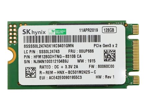 SK Hynix - SSD - 128 GB | Overview, Specs, Details | SHI