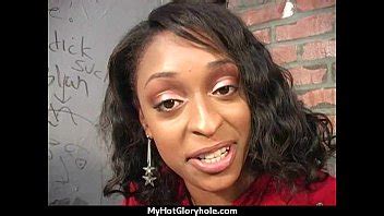 Ebony Teen Cleaning All The Cocks At Gloryhole XVIDEOS