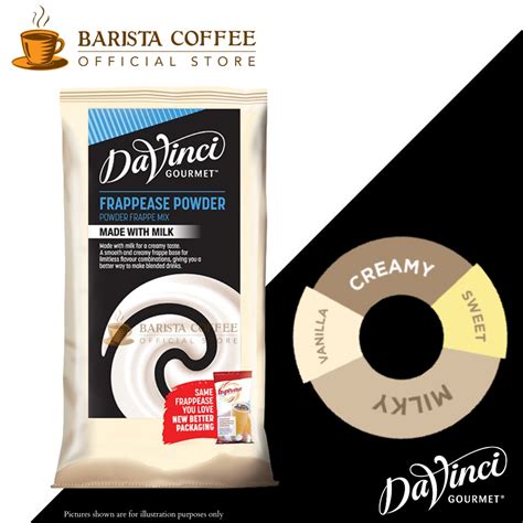 DaVinci Gourmet Frappease Powder Base For Ice Blended Frappe 1 5kg