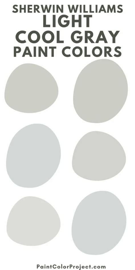 sherwin williams cool gray paint colors  paint color project