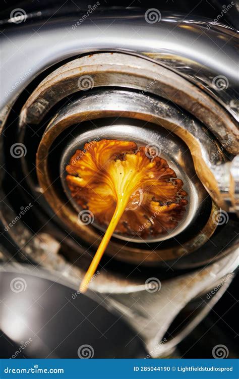 Close Up Coffee Extraction Hot Espresso Stock Photo Image Of Gourmet