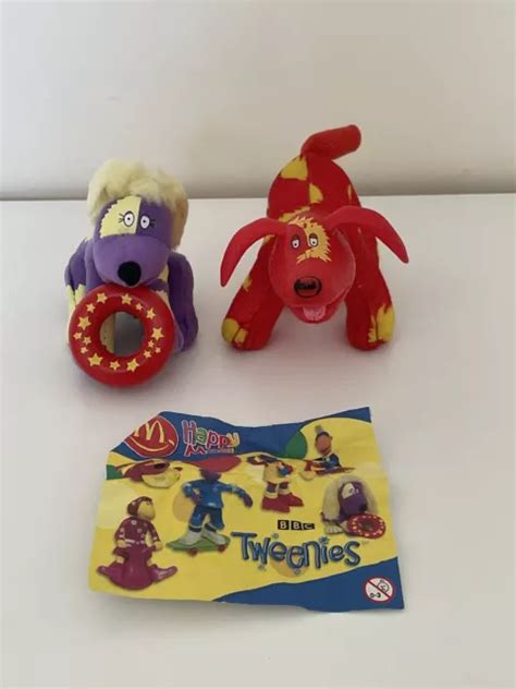 VINTAGE THE TWEENIES Doodles & Izzles Dogs McDonalds Happy Meal Toys X2 £9.99 - PicClick UK