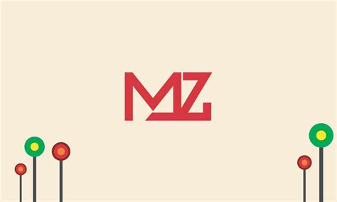 Alphabet letters Initials Monogram logo MZ, ZM, M and Z 17783811 Vector ...