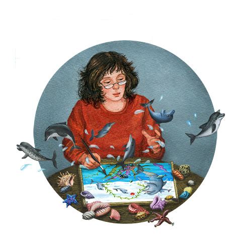 Иллюстрация Дельфинчики. титул. в стиле другое | Illustrators.ru