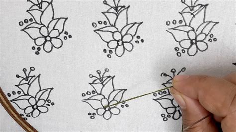 All Over Design For Dress Latest Hand Embroidery All Over Design