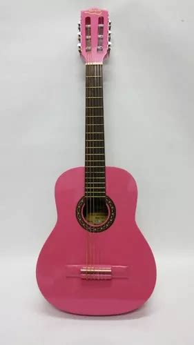 Guitarra Criolla Gracia Mini Niño De Estudio Color Rosa