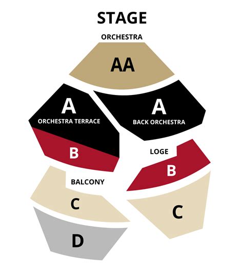 Segerstrom Concert Hall Seating Map | Elcho Table