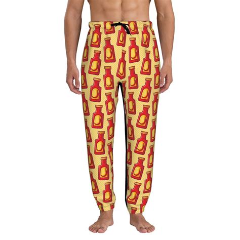 Balery Hot Chili Pattern Joggers For Men Athletic Workout Sweatpants With Pockets Sport Pants
