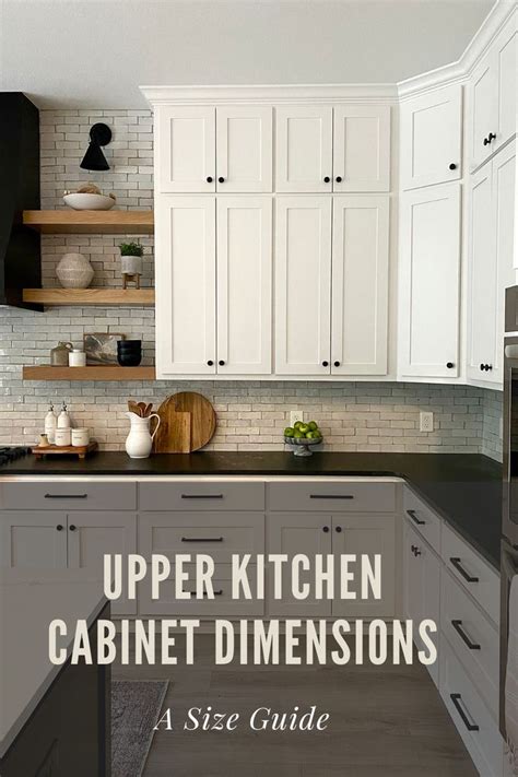 Upper Kitchen Cabinet Dimensions And Size Guide Upper Kitchen