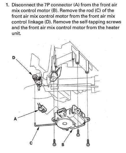 2007 Pilot Air Conditiner Blows Hot Front Vents And Cold Air Rear Vents