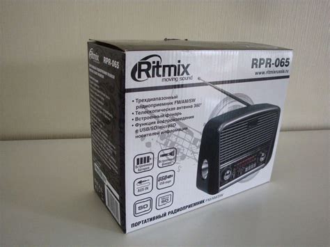 Радиоприемник RITMIX RPR-065, серый — купить в интернет-магазине ОНЛАЙН ...