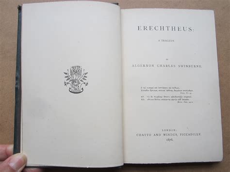 erechtheus  tragedy  swinburne algernon charles  good