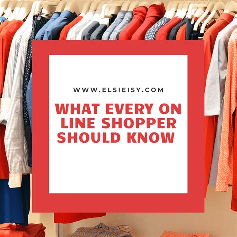 What Every Online Shopper Should Know - ELSiEiSY blog