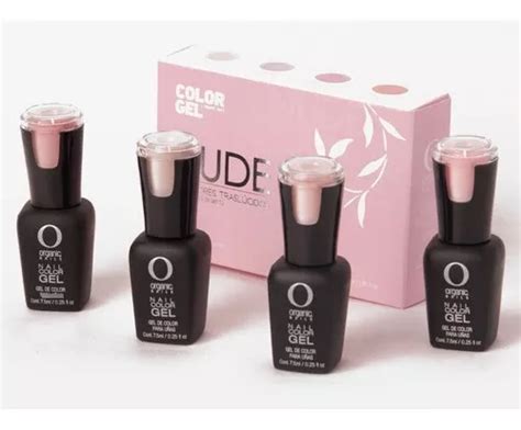 Set X Color Gel Nude Organic Nails ml C u Cuotas sin interés