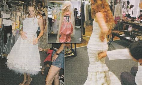 Rarely Seen Photos Of Sarah Jessica Parker And Couture Wedding Dresses From Sex And The City