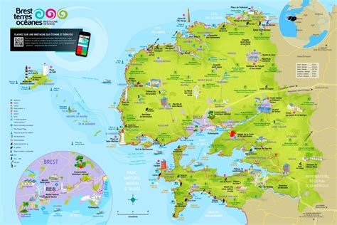 brest area tourist map