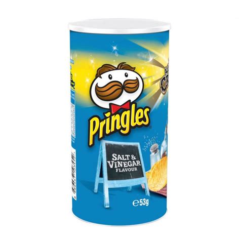 Pringles Salt & Vinegar Potato Chips 53g Reviews - Black Box