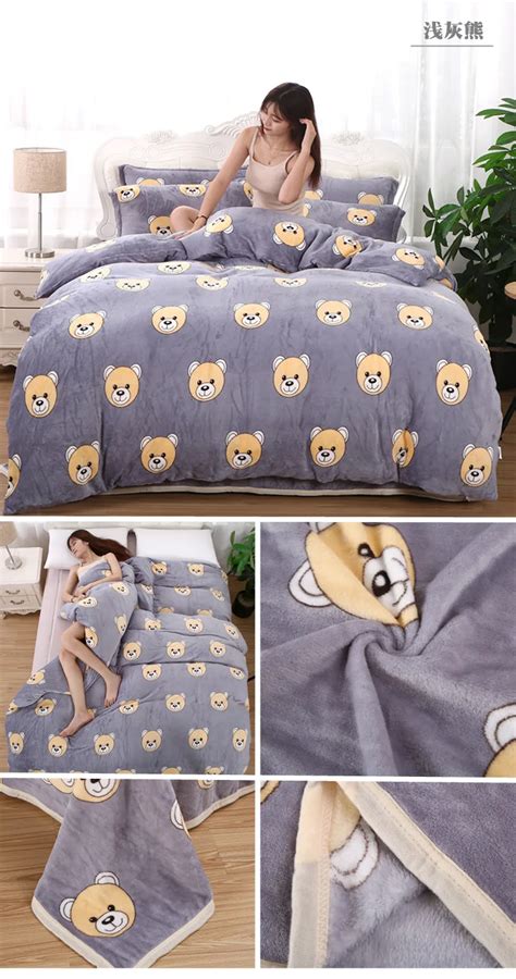 JaneYU, 15 цветов, пододеяльник, фланелевый, флисовый, с цветочным ...