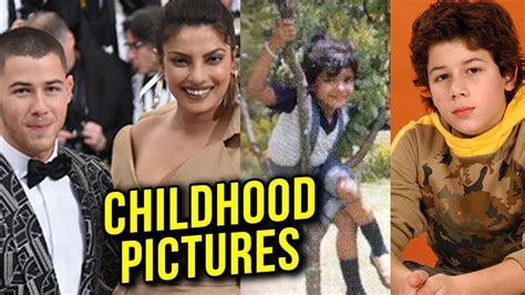 Priyanka Chopra Nick Jonas Cute Childhood Pictures Youtube