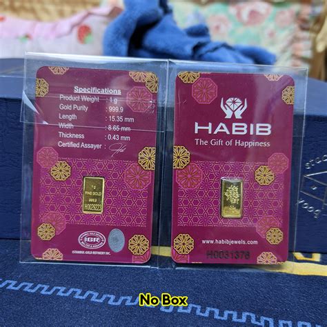 1g Gold Bar 1 Gram Emas 9999 Public Gold Habib Aurora Pg Shopee Malaysia